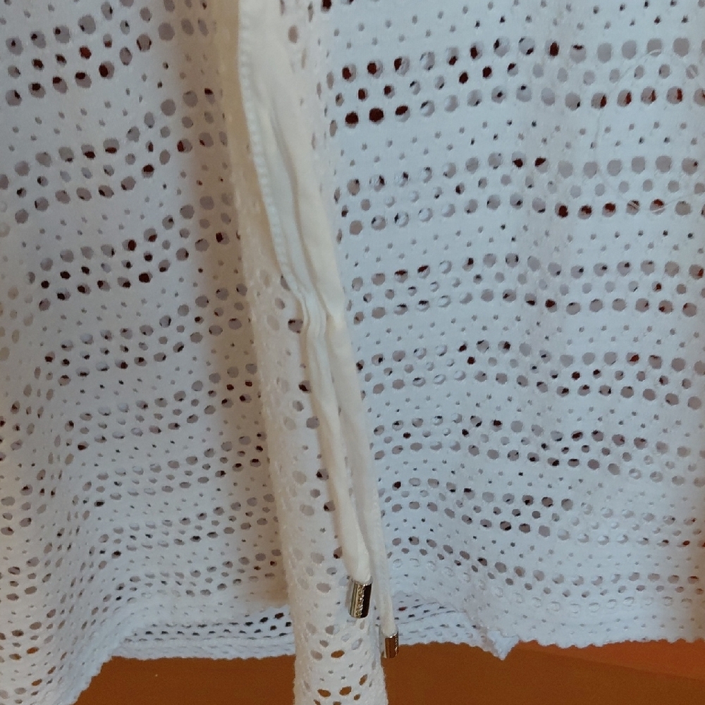 Calvin Klein Collection White Crochet Swim Coverup - Picture 4 of 9
